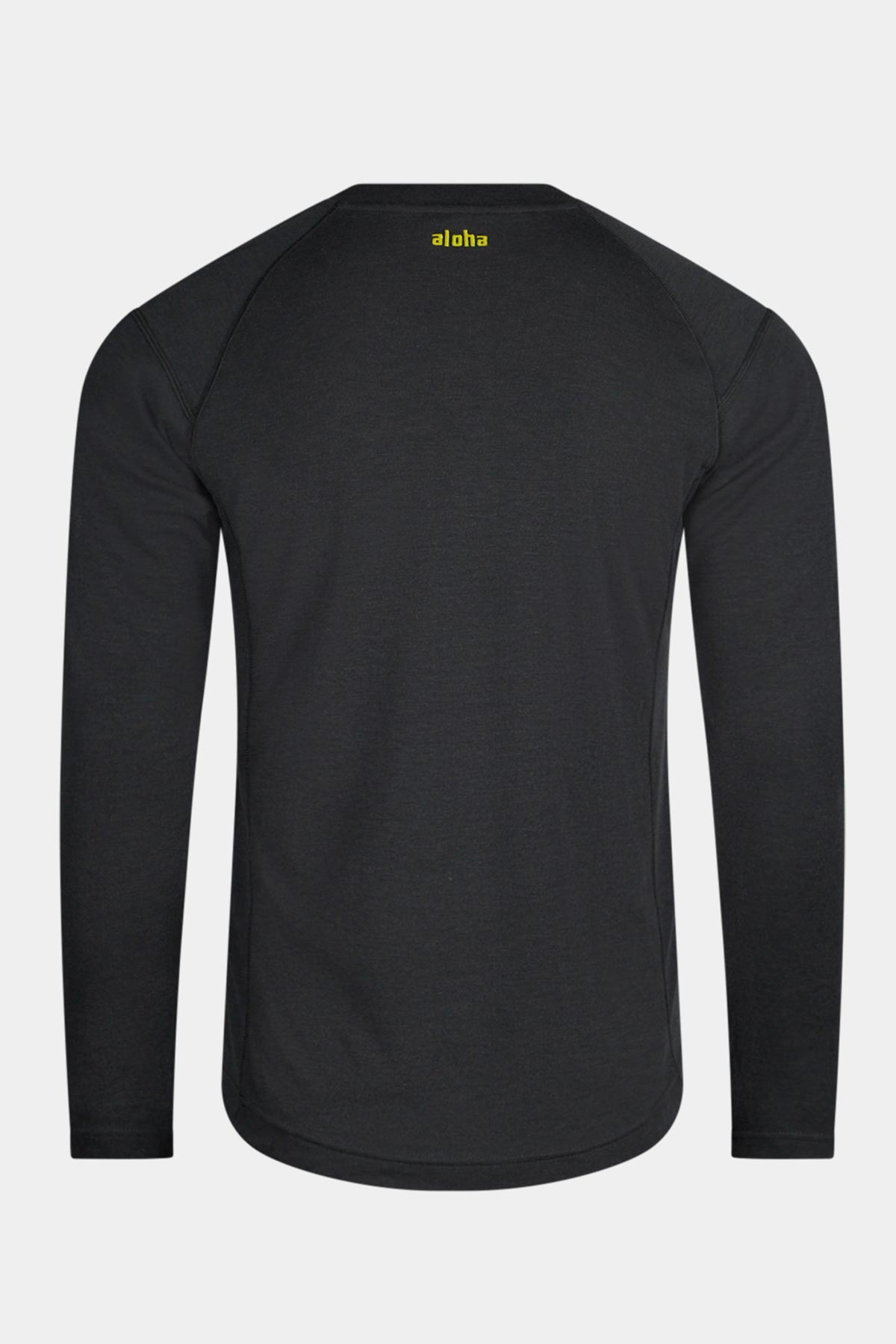 Aloha Mens 6.0 oz CAT2 FR Inherent Long Sleeve Raglan Henley Shirt - Charcoal - IH-LRH01C-CHARCOAL-