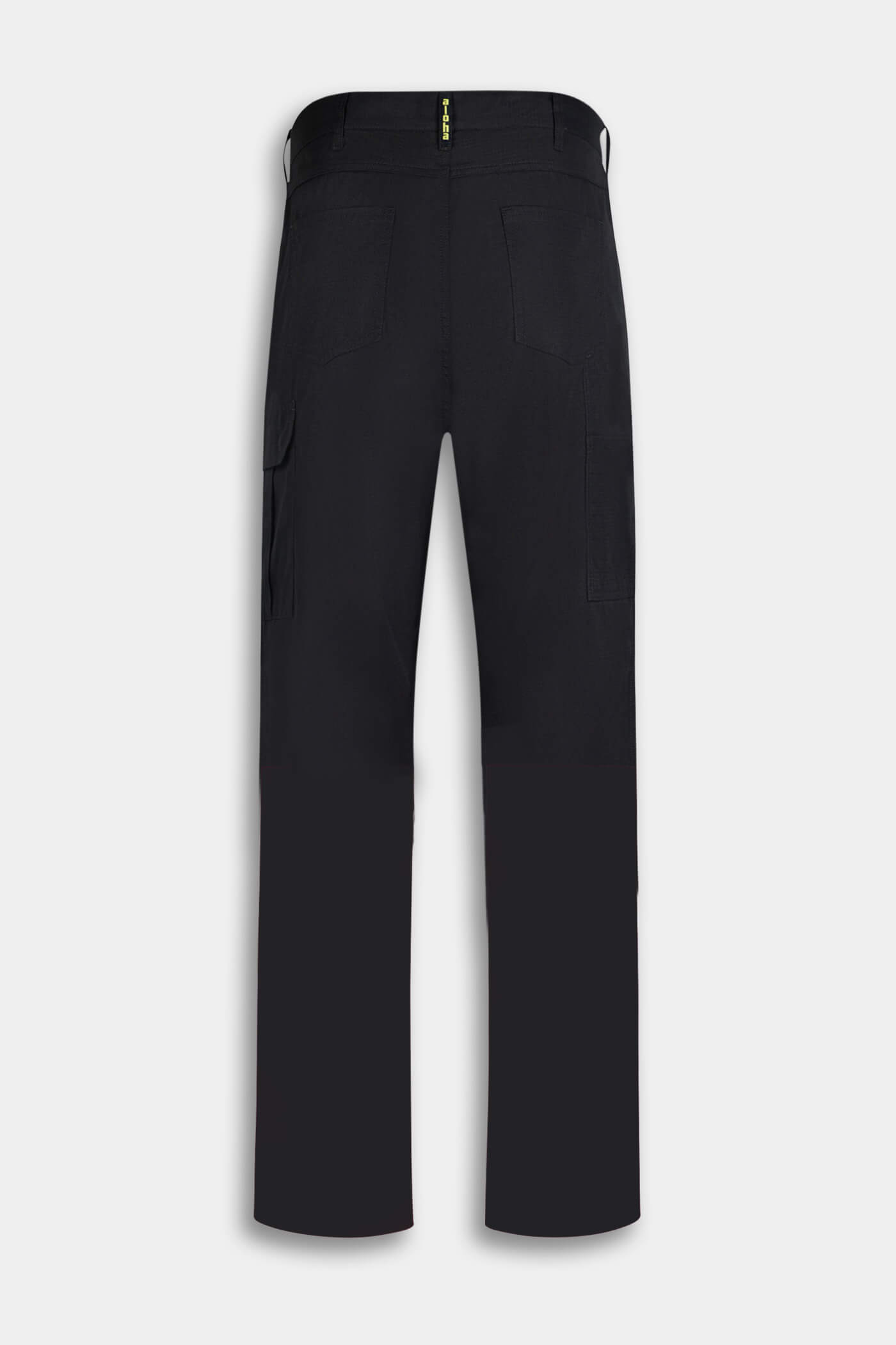 Aloha Mens FR 5.8 oz Rip Stop Cargo Pant - Black - RS-PT03B-BLACK-