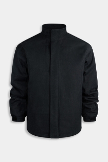 Aloha Mens FR Hydro Tech Jacket - Black winterwear,outerwear,fr,flame,fire,resistant,men,mens,boy,boys,jacket,coat,hoodie,sweatshirt,sweater,zipper,zip,front,dark,black