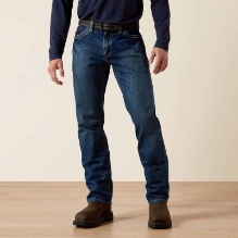 Ariat Mens FR M4 Relaxed Boundary Boot Cut Jean - Clay fr,flame,fire,resistant,retardant,bottoms,men,boy,mens,boys,pant,pants,jean,jeans,blue,denim,work