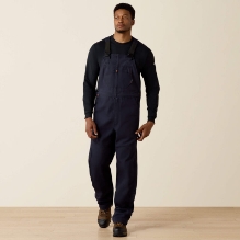 Ariat Mens FR Canvas Unlined Bib - Navy men,mens,boy,boys,bib,warm,outerwear,overall,dark,blue,navy,midnight