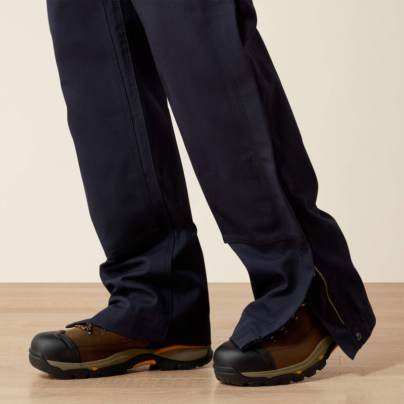 Ariat Men's FR Canvas Unlined Bib - Navy - 10034651-