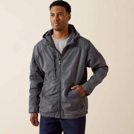 Ariat Men's FR DuraLight Cordura Canvas Jacket - Iron Grey