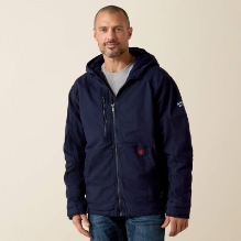 Ariat Mens FR DuraLight Cordura Canvas Jacket - Navy men,mens,boy,boys,jacket,coat,hoodie,sweatshirt,sweater,zipper,zip,zip-up,dark,blue,navy