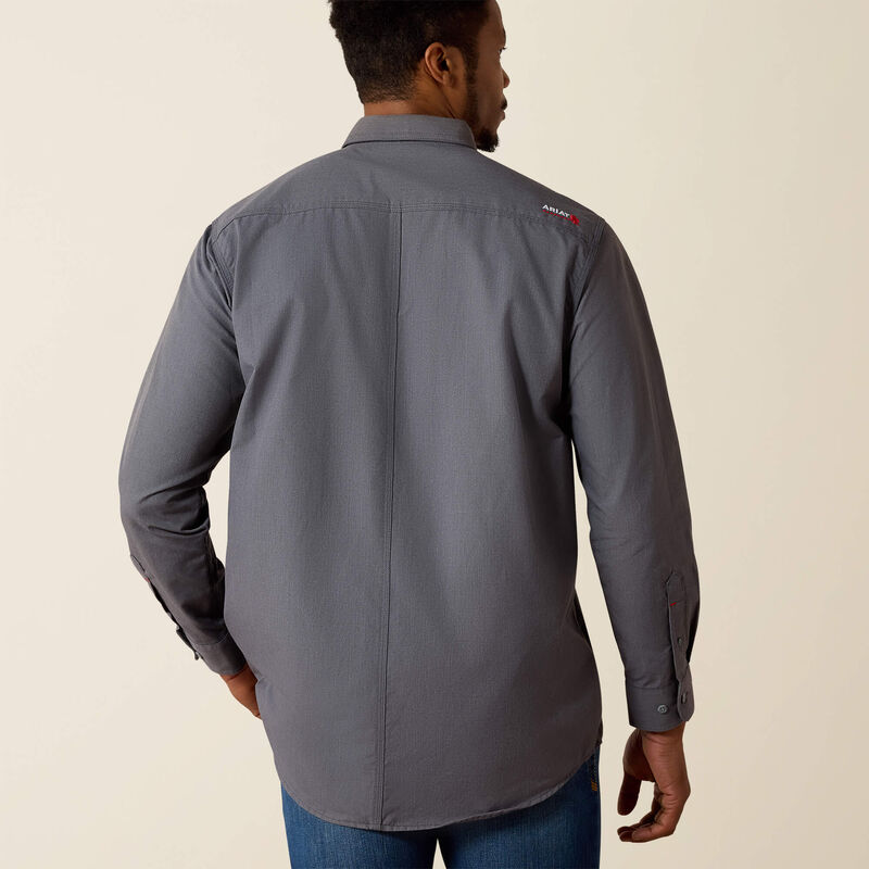 Ariat Mens FR Featherlight Work Shirt - Gunmetal - 10025429-