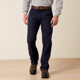 Ariat Mens FR M4 Relaxed Workhorse Boot Cut Pant - Navy