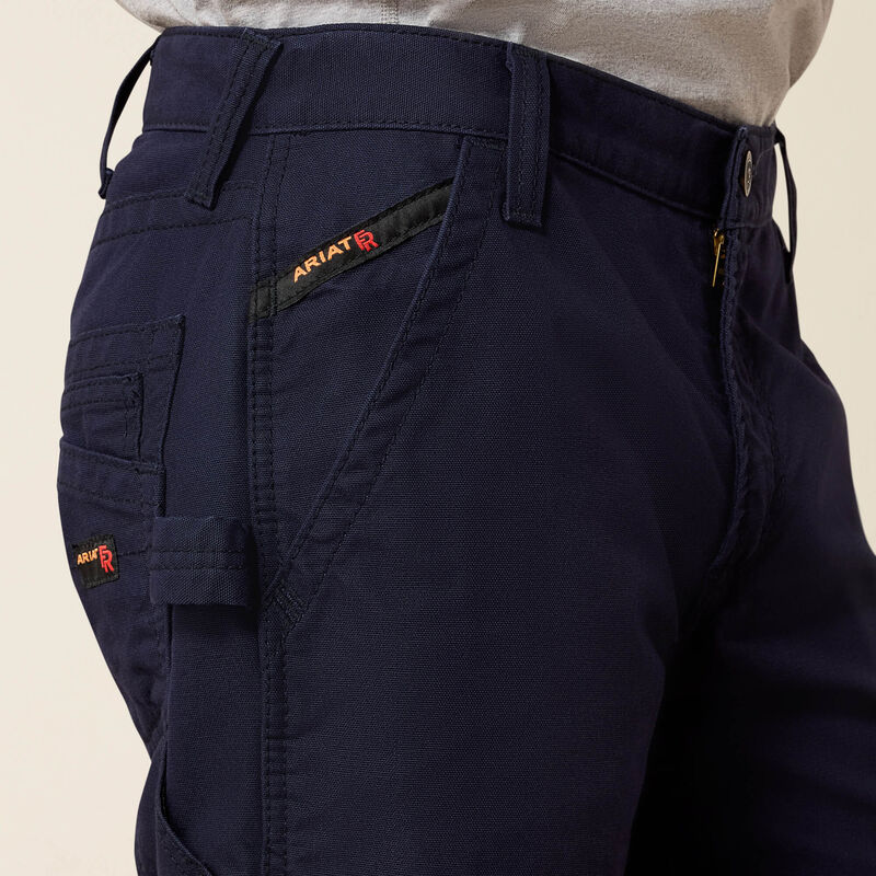 Ariat Mens FR M4 Relaxed Workhorse Boot Cut Pant - Navy - 10019623-