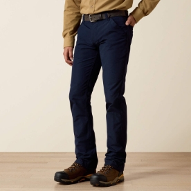 Ariat Mens FR M5 DuraLight Ripstop Stackable Straight Leg Pant - Navy