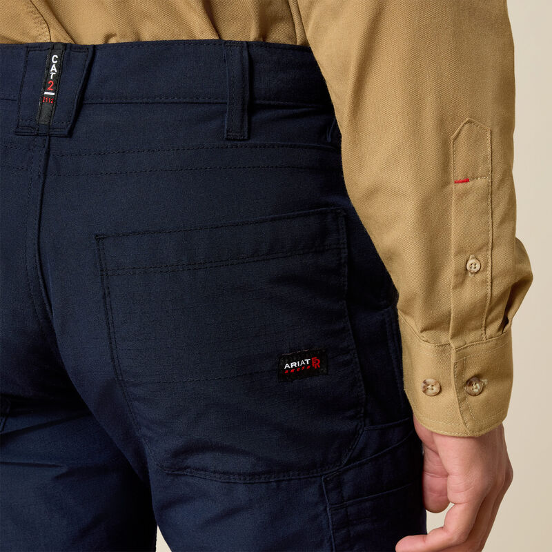 Ariat Mens FR M5 DuraLight Ripstop Stackable Straight Leg Pant - Navy - 10039284-