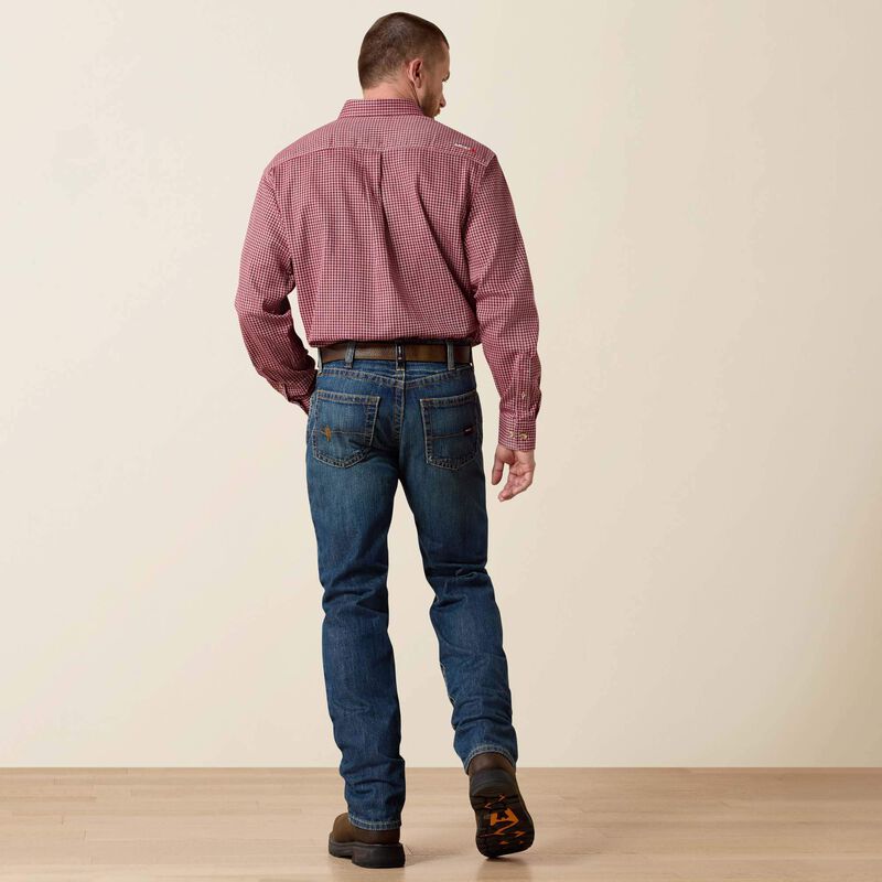 Ariat Mens FR M5 Straight Basic Stackable Straight Leg Jean - Clay - 10015160-