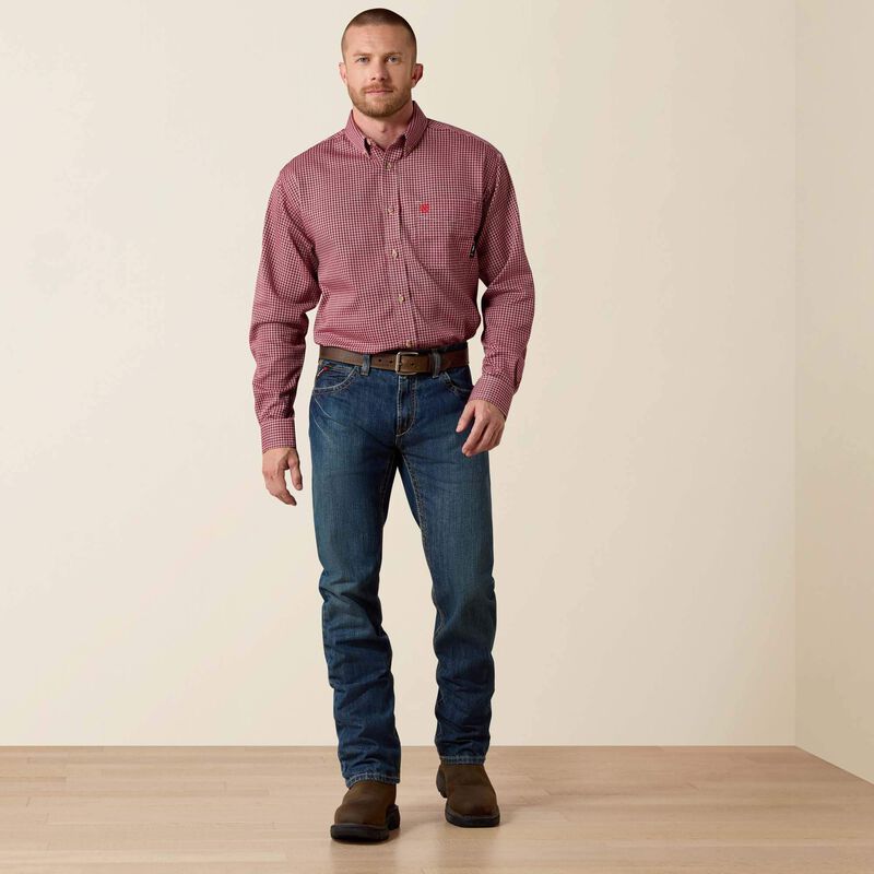 Ariat Mens FR M5 Straight Basic Stackable Straight Leg Jean - Clay - 10015160-