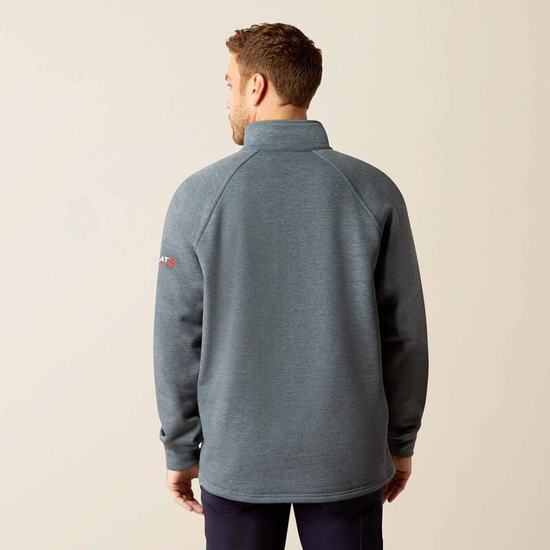 Ariat Men's FR Primo Fleece 2.0 1/4 Zip Sweater - Charcoal Grey - 10052096-