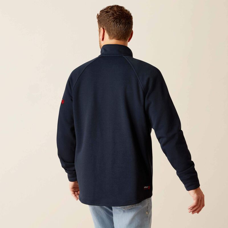 Ariat Men's FR Primo Fleece 2.0 1/4 Zip Sweater - Navy - 10052898-