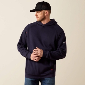 Ariat Mens FR Rev Pullover Hoodie - Navy