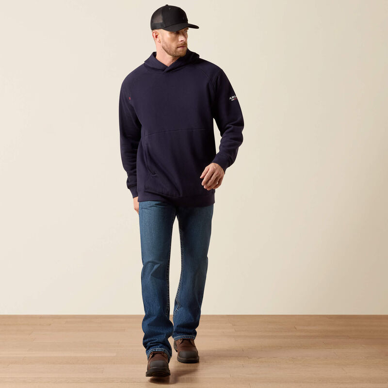 Ariat Mens FR Rev Pullover Hoodie - Navy - 10032830-