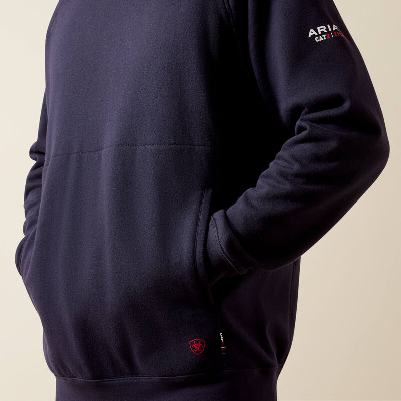 Ariat Mens FR Rev Pullover Hoodie - Navy - 10032830-