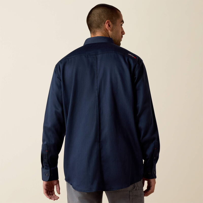 Ariat Mens FR Solid Work Shirt - Navy - 10018816-
