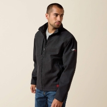 Ariat Mens FR Vernon Jacket - Black men,mens,boy,boys,jacket,coat,hoodie,sweatshirt,sweater,zipper,zip,zip-up,black,dark,fr,fire,flame,resistant,retardant,cold,weather,winterwear,outerwear