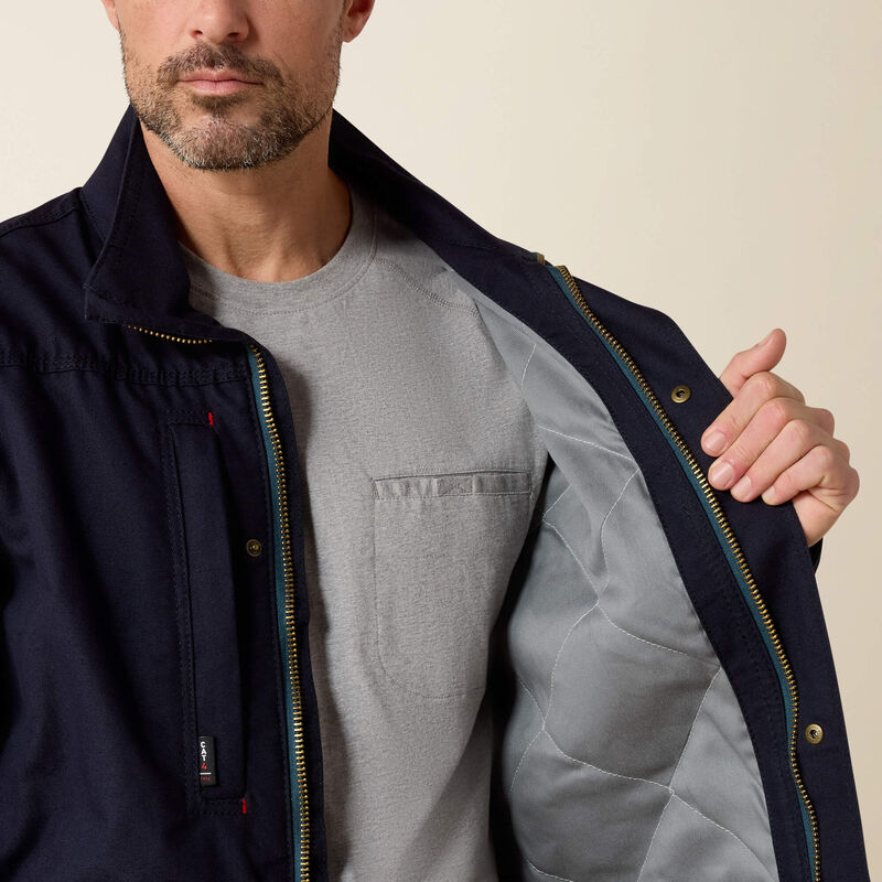 Ariat Men's FR Workhorse Insulated Jacket - Navy - 10032956-