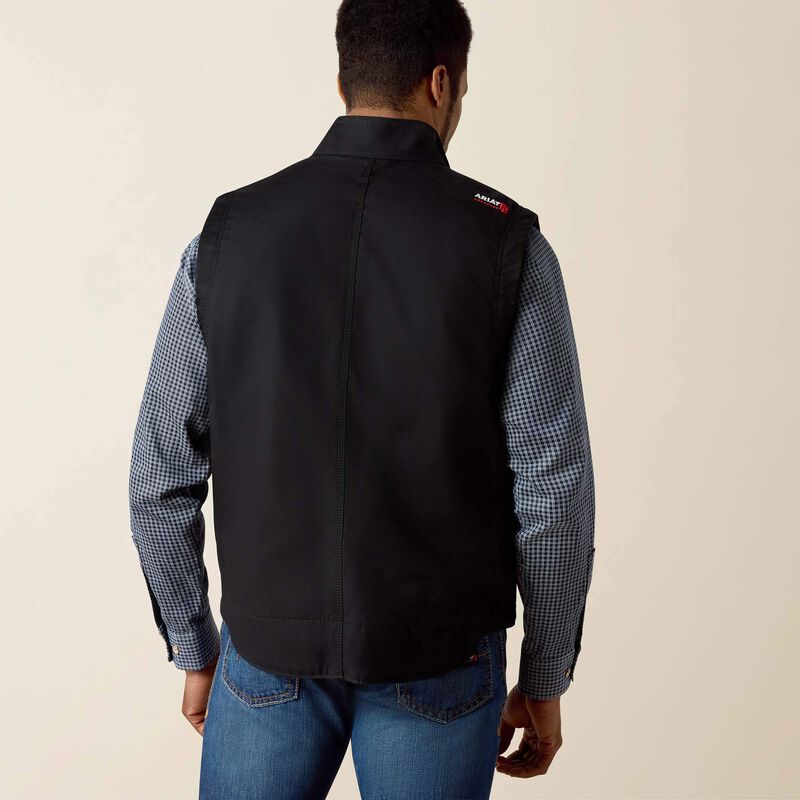 Ariat Men's FR Workhorse Insulated Vest - Black - 10024030-