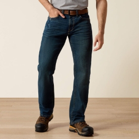 Ariat Men's Rebar M4 Relaxed DuraStretch Edge Boot Cut Jean - Bodie