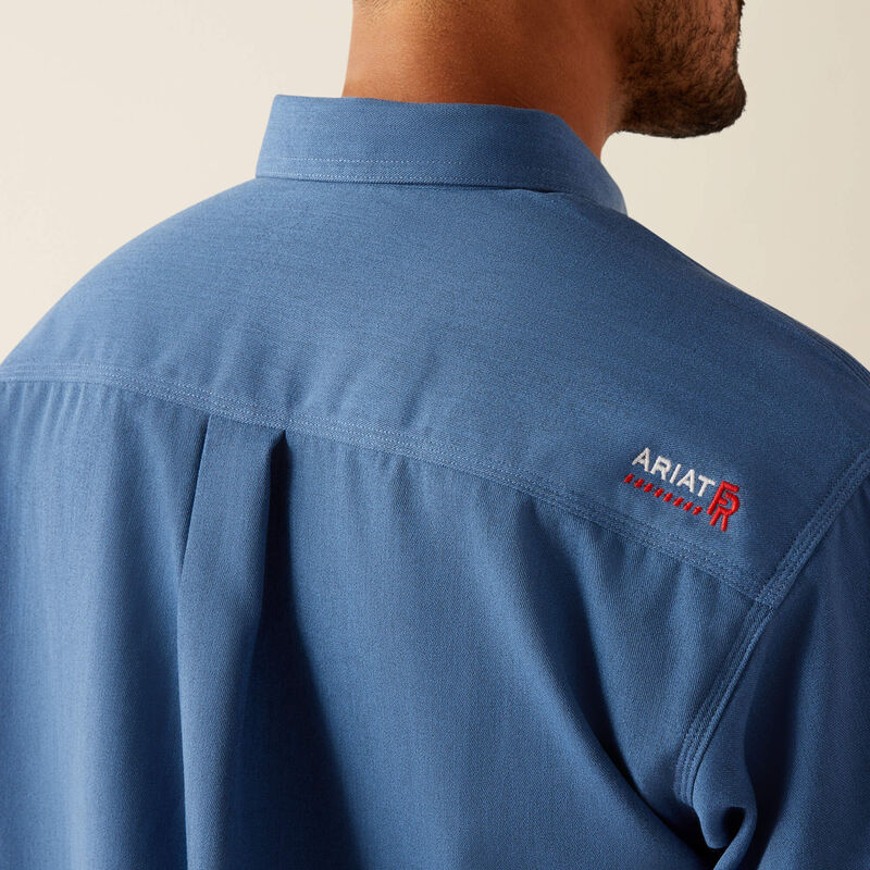Ariat Mens FR Air Inherent Work Shirt - Medium Blue - 10055218-