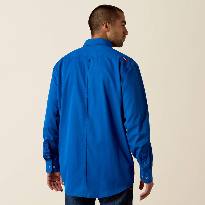 Ariat Mens FR Featherlight Work Shirt - Royal Blue - 10025428-