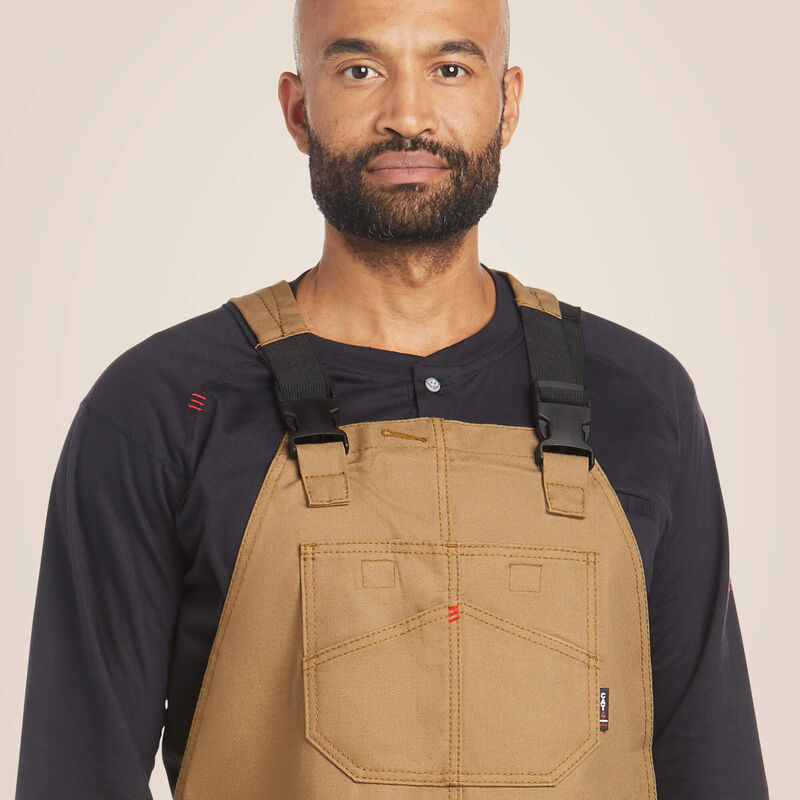 Ariat Mens FR Insulated Overall 2.0 Bib - Field Khaki - 10023459-