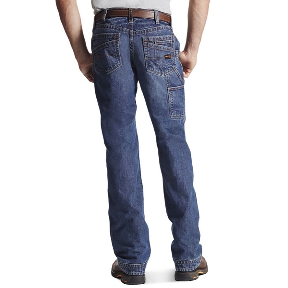 Ariat Men's FR M4 Low Rise Workhorse Boot Cut Jean - Flint - 10017262-