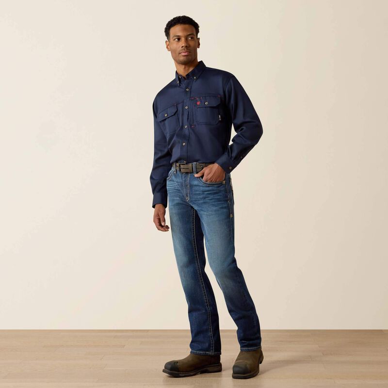 Ariat Mens FR M5 Straight DuraStretch Truckee Stackable Straight Leg Jean - Ryley - 10026004-