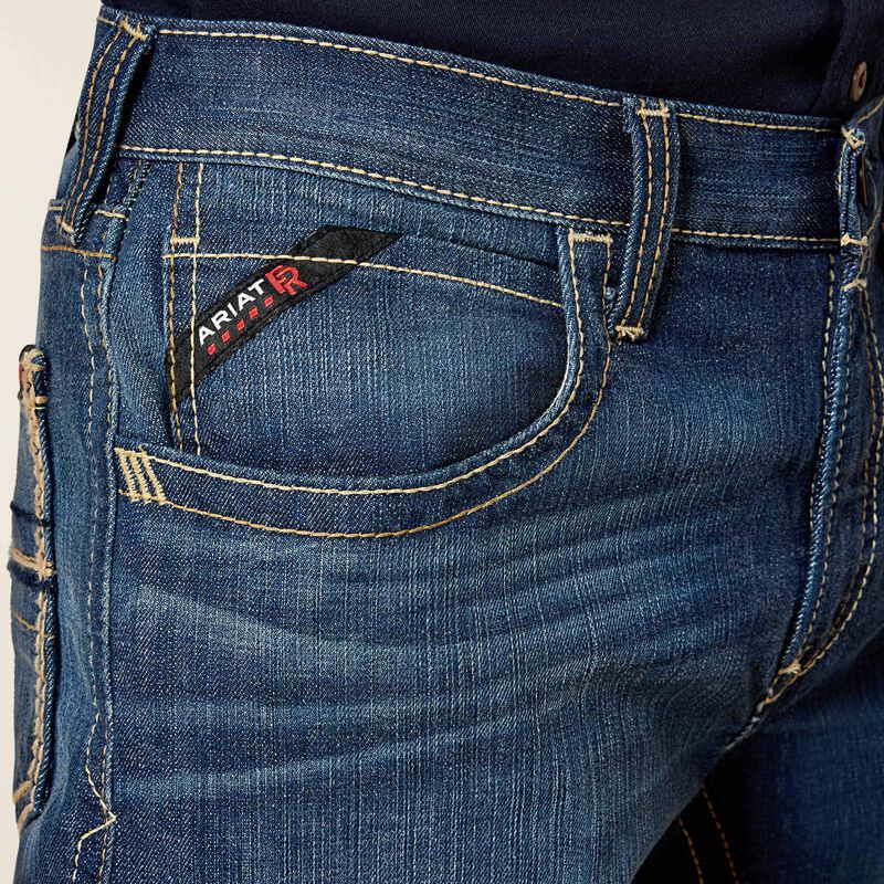Ariat Mens FR M5 Straight DuraStretch Truckee Stackable Straight Leg Jean - Ryley - 10026004-