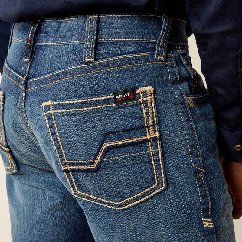 Ariat Mens FR M5 Straight DuraStretch Truckee Stackable Straight Leg Jean - Ryley - 10026004-
