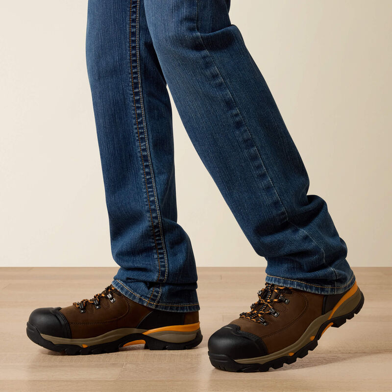 Ariat Mens FR M7 Slim DuraStretch Basic Straight Leg Jean - Flint - 10039675-