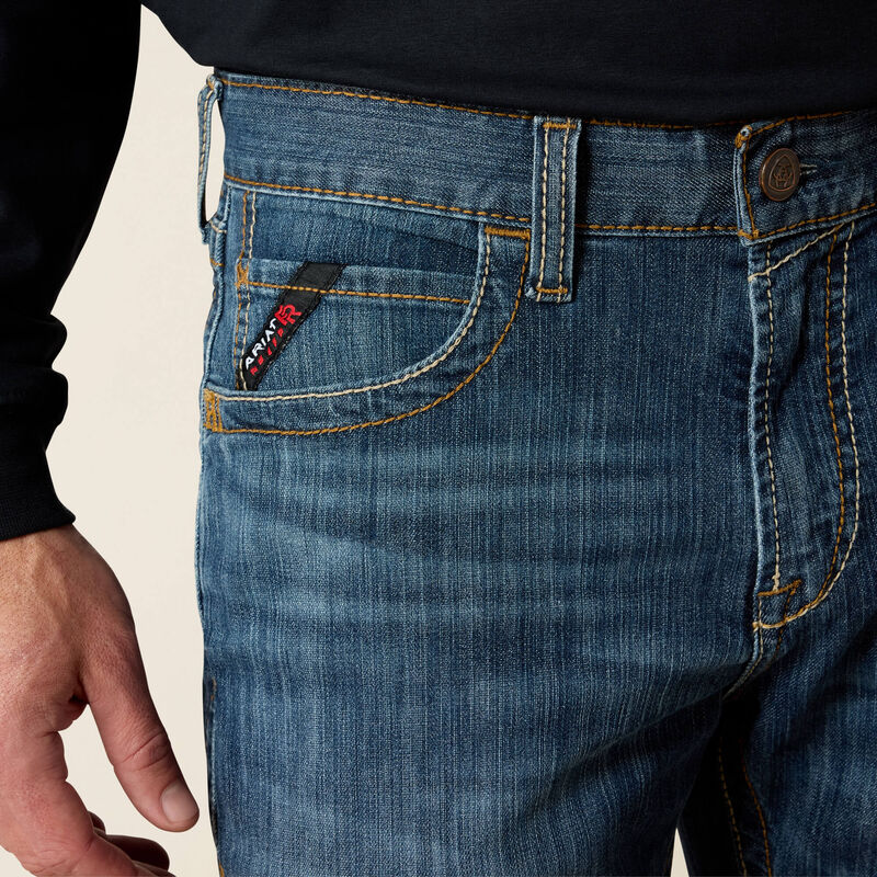 Ariat Mens FR M7 Slim Duralight Stretch Basic Straight Jean - Shaniko - 10043156-