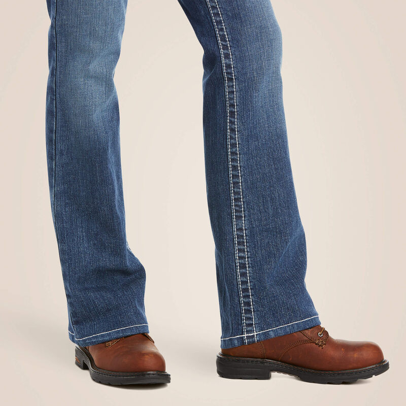 Ariat Womens FR DuraStretch Entwined Boot Cut Jean - Oceanside - 10019544-
