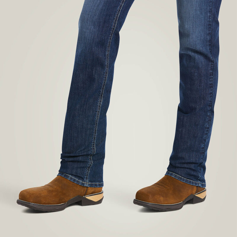 Ariat Women's FR Perfect Rise DuraStretch Avelynn Slim Leg Jean - Madera Denim - 10039658-