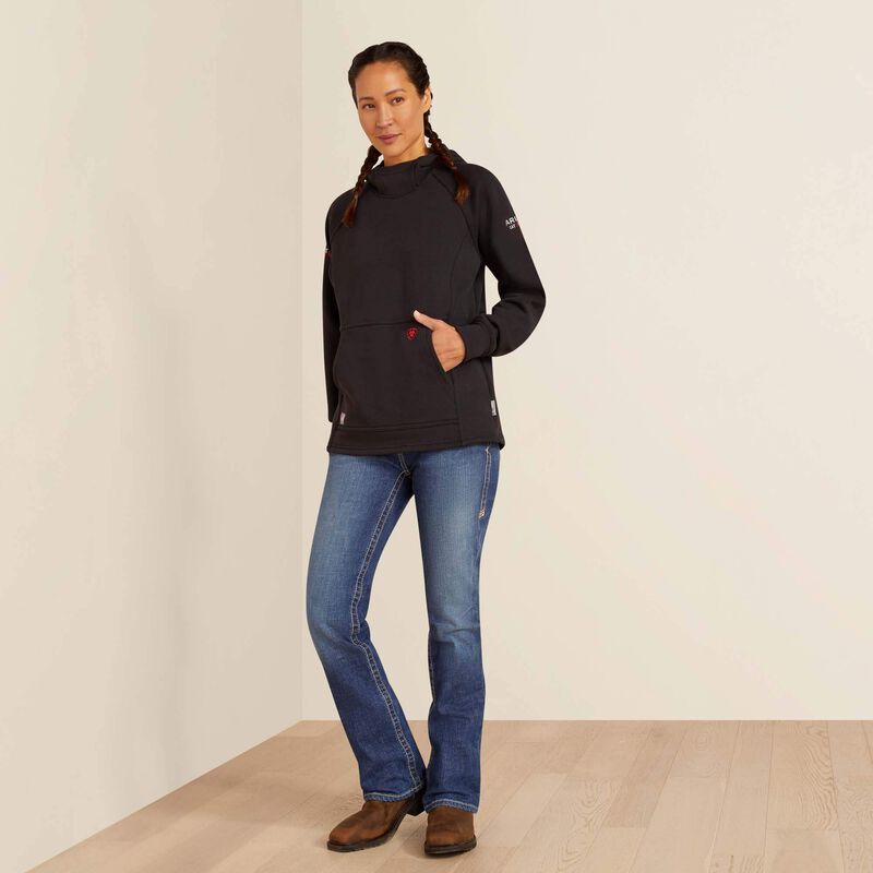 Ariat Women's FR Primo Fleece 2.0 Hoodie - Black - 10052098-
