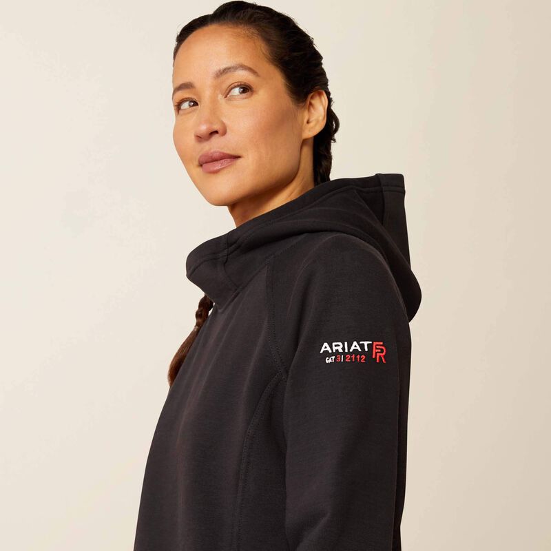 Ariat Women's FR Primo Fleece 2.0 Hoodie - Black - 10052098-