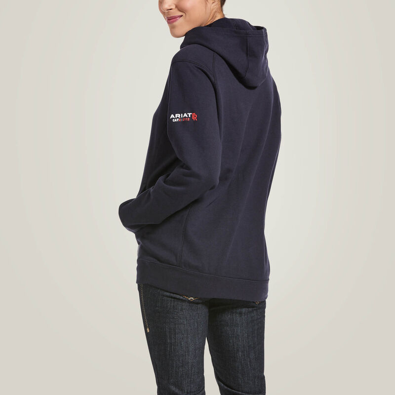 Ariat Women's FR Rev Pullover Hoodie - Navy - 10032833-