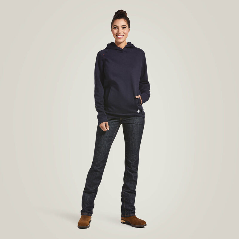 Ariat Women's FR Rev Pullover Hoodie - Navy - 10032833-