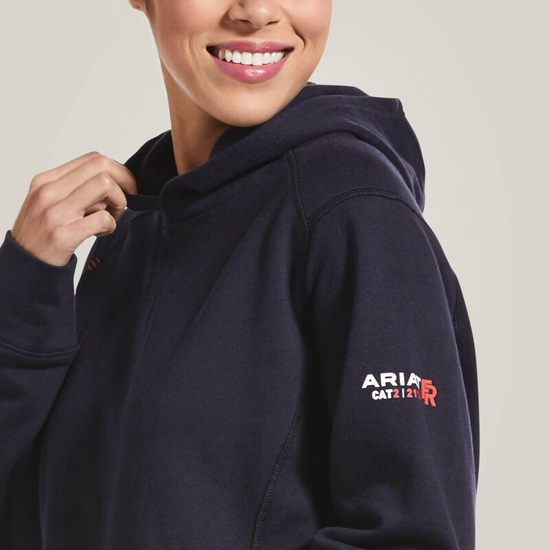 Ariat Women's FR Rev Pullover Hoodie - Navy - 10032833-