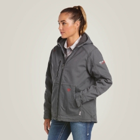 Ariat Womens FR DuraLight Cordura Canvas Jacket - Iron Grey