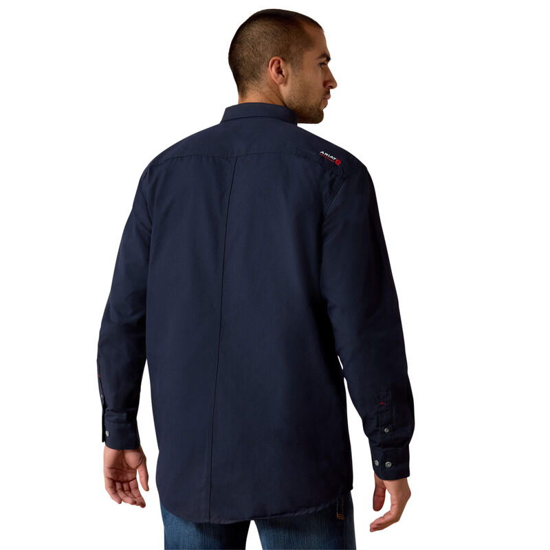 Ariat Mens FR Featherlight Work Shirt - Navy Blue - 10022899-