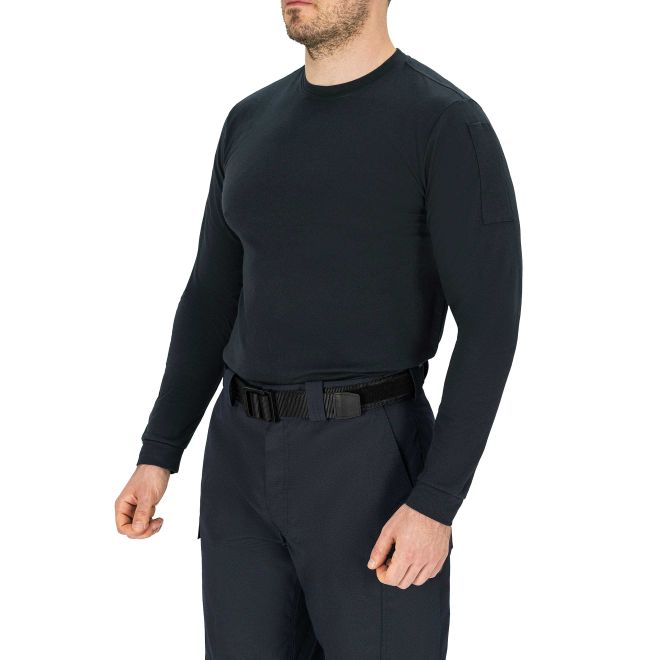 Blauer Men's Action Long Sleeve T-Shirt - Dark Navy - 8315-DNY-