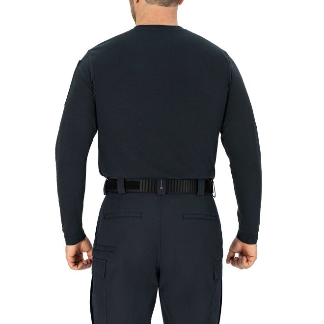 Blauer Men's Action Long Sleeve T-Shirt - Dark Navy - 8315-DNY-