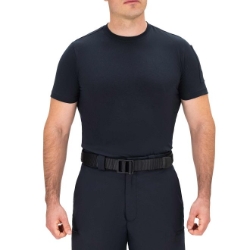 Blauer Mens Action Short Sleeve T-Shirt - Dark Navy men,mens,boy,boys,shirt,solid,uniform,crew,neck,short,sleeve,tee,t-shirt,dark,navy,blue,midnight,indigo