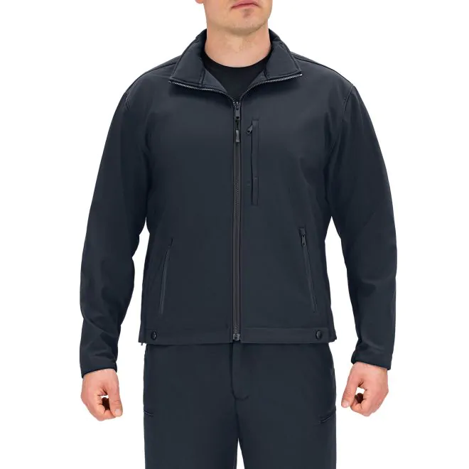 Blauer Mens Lightweight Softshell Fleece Zip Jacket - Dark Navy