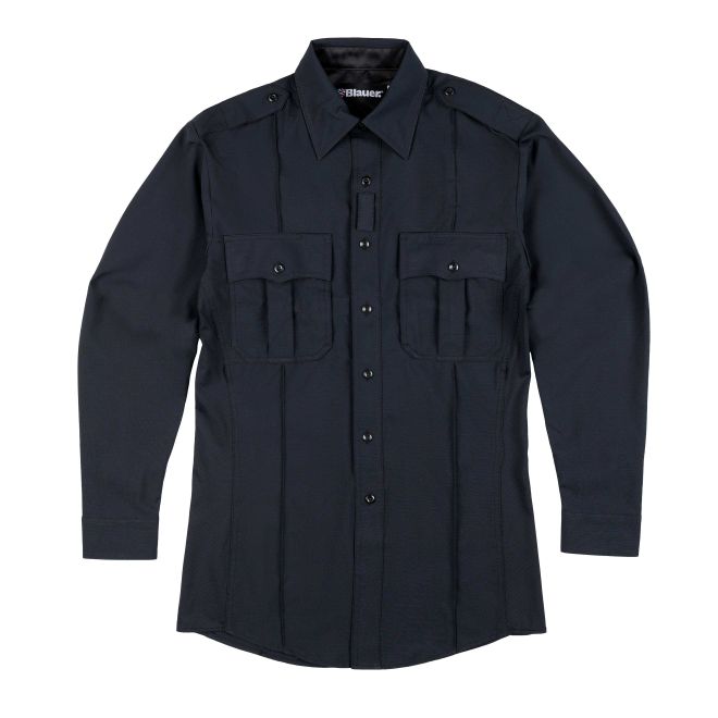 Blauer Mens Long Sleeve SuperShirt - Dark Navy - 8671-DNY-