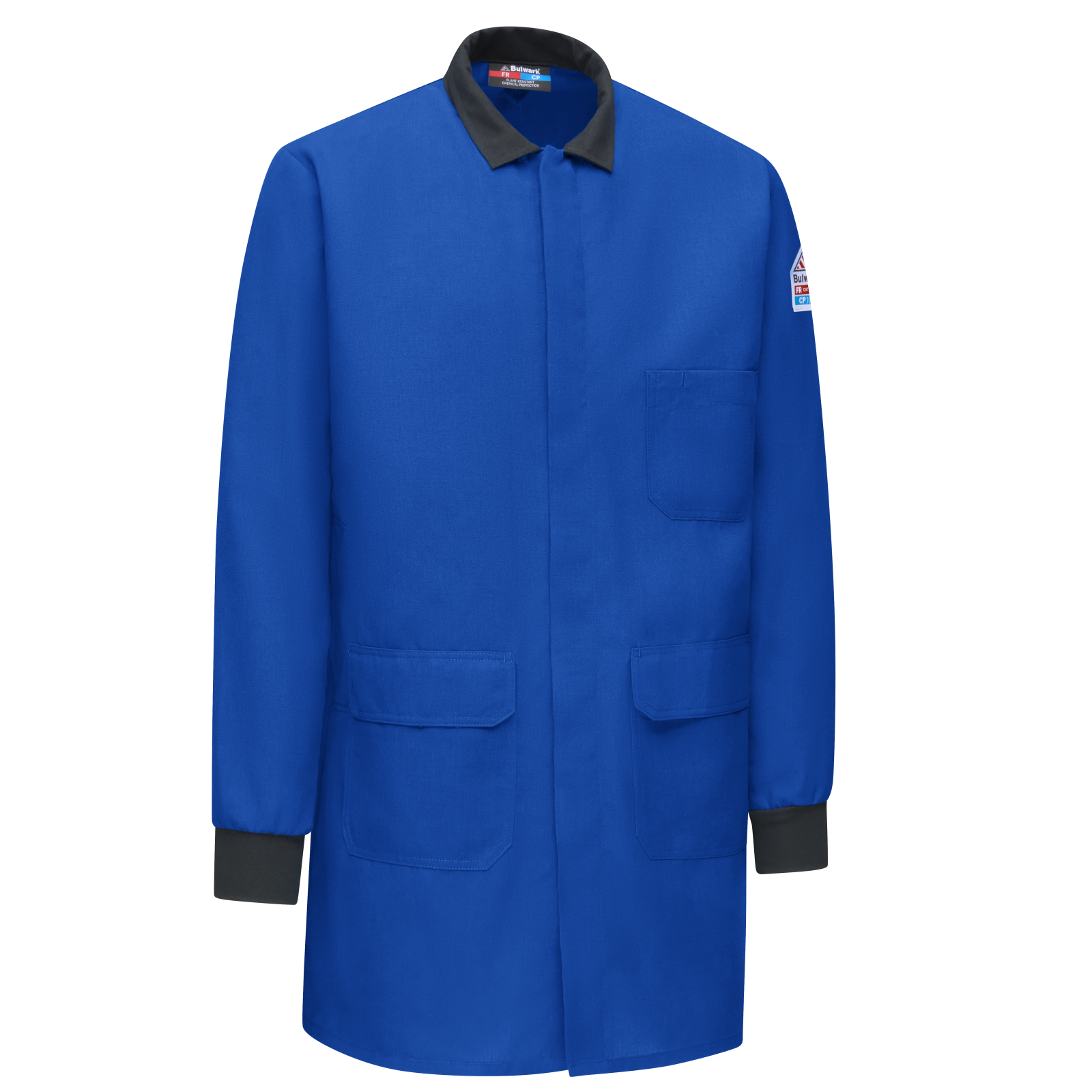 Bulwark 4.5 oz Men's FR Lab Coat - Royal Blue - KNR6RB-