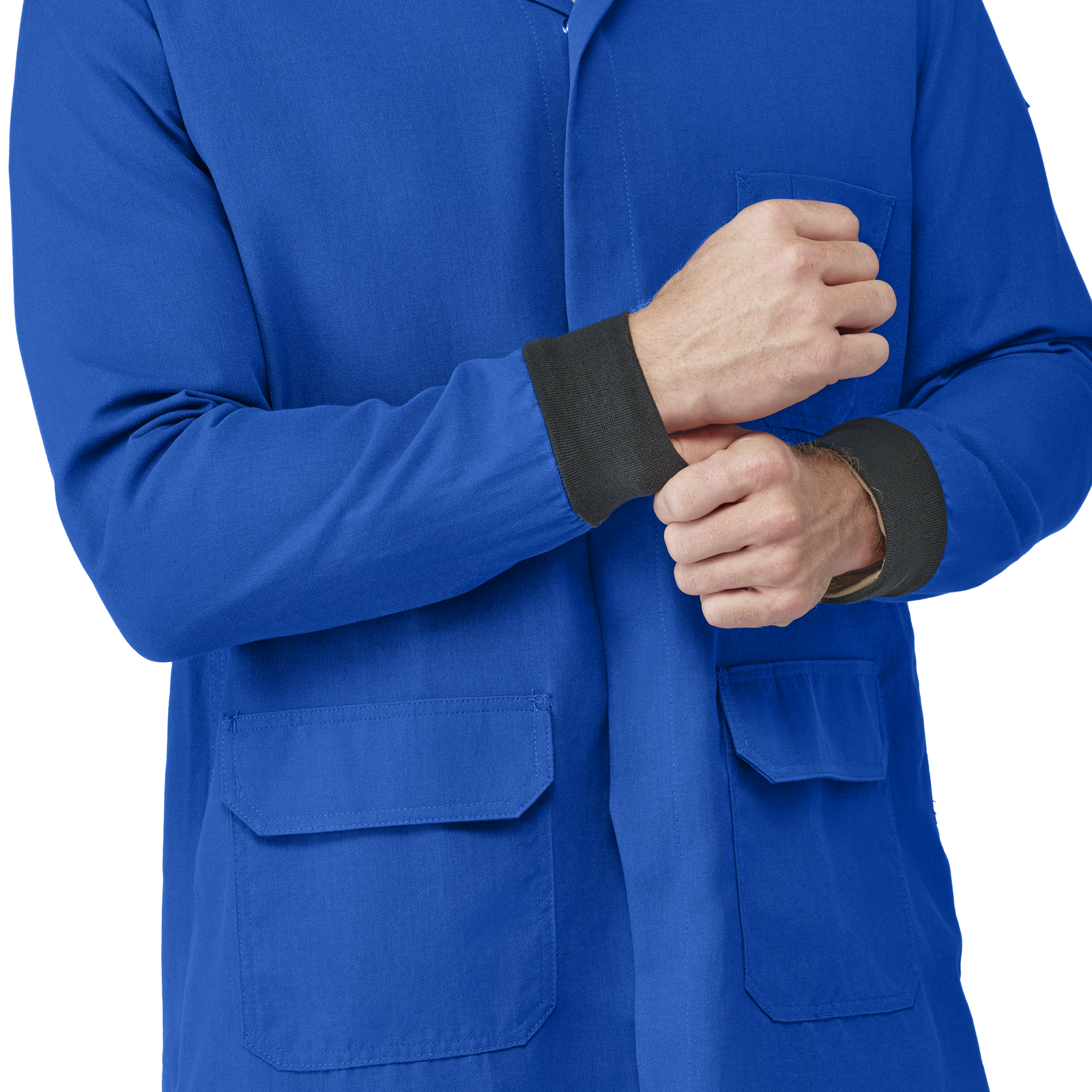 Bulwark 4.5 oz Men's FR Lab Coat - Royal Blue - KNR6RB-